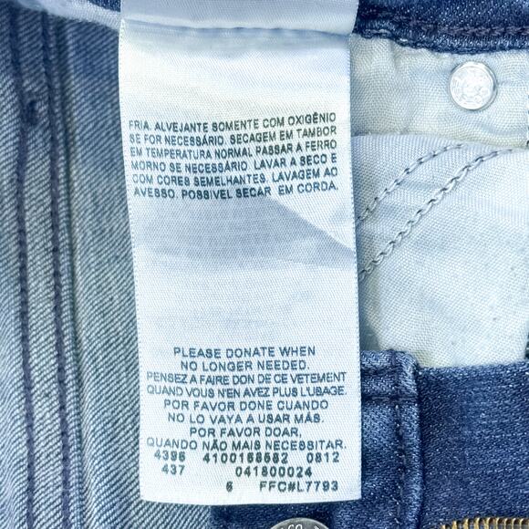 Levi's Demi Curve Slim Leg Dark Wash Jeans - Size 4/27 - Picture 9 of 10